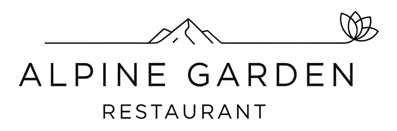 alpine garden restaurant logo